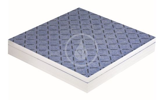 Geberit Príslušenstvo - Sprchová doska 1200x1000 mm, umožňujúca obloženie, so spádom do L