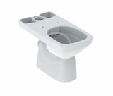 Geberit Selnova Square - WC kombi misa, zadný odpad, 68x35 cm, Rimfree, biela