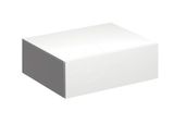 Geberit Xeno 2 - Bočná skrinka 580x200 mm so zásuvkou, lesklá biela
