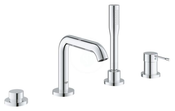 Grohe Essence - Batéria na okraj vane, 4-otvorová inštalácia, chróm