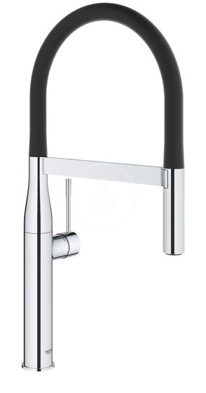 Grohe Essence - Drezová batéria s flexibilným ramenom, s prepínačom, chróm