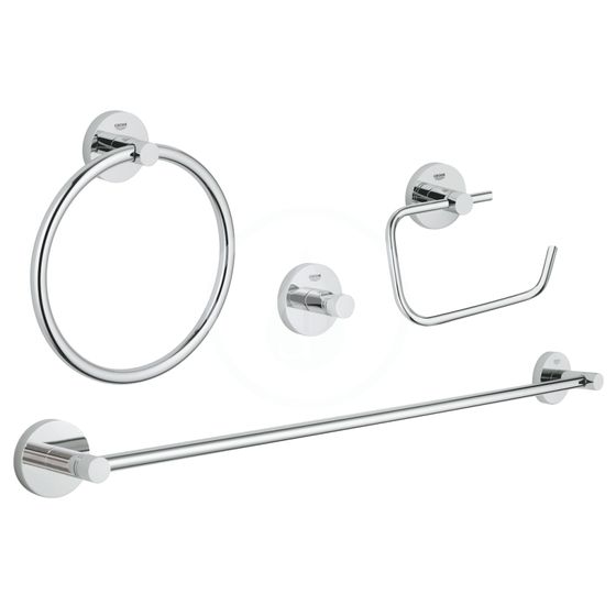 Grohe Essentials - Set kúpeľňových doplnkov, chróm