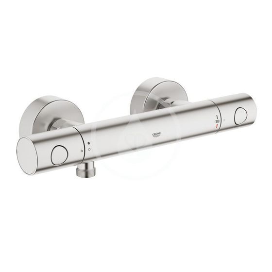 Grohe Grohtherm 1000 Cosmopolitan - Termostatická sprchová batéria M, supersteel