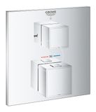 Grohe Grohtherm Cube - Termostatická batéria pod omietku na 2 spotrebiče, chróm