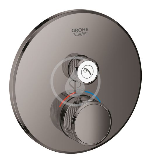 Grohe Grohtherm SmartControl - Termostatická sprchová batéria pod omietku s jedným ventilom, Hard Graphite