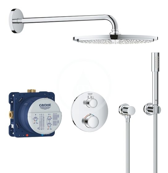 Grohe Grohtherm - Sprchová súprava Rainshower Cosmopolitan 310 s termostatom pod omietku, chróm