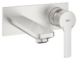 Grohe Lineare - Umývadlová batéria pod omietku, 2-otvorová inštalácia, supersteel