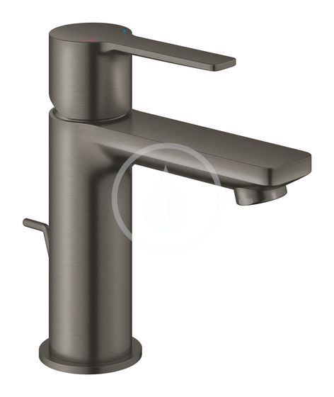 Grohe Lineare - Umývadlová batéria s výpusťou, kefovaný Hard Graphite