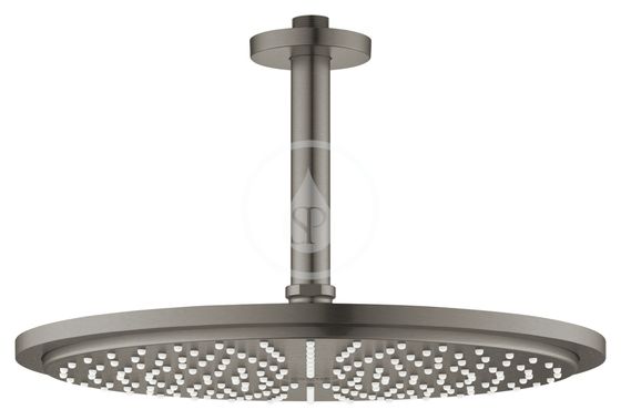 Grohe Rainshower Cosmopolitan - Hlavová sprcha 310, sprchové rameno 14 cm, 1 prúd, kefovaný tmavý grafit