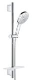 Grohe Rainshower SmartActive - Súprava sprchovej hlavice 130 6,8 l/min, 3 prúdy, tyče 60 cm a hadice, chróm