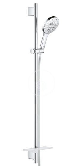 Grohe Rainshower SmartActive - Súprava sprchovej hlavice 130 9,5 l/min, 3 prúdy, tyče 90 cm a hadice, chróm