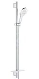 Grohe Rainshower SmartActive - Súprava sprchovej hlavice 130 9,5 l/min, 3 prúdy, tyče 90 cm a hadice, mesačná biela