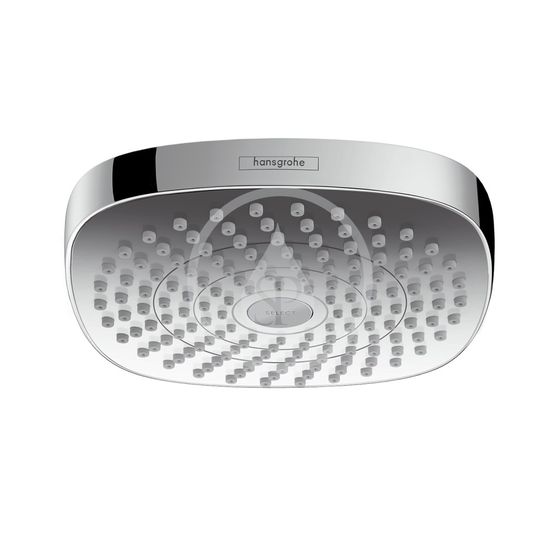 Hansgrohe Croma Select E - Hlavová sprcha, 18 cm, 2 prúdy, biela/chróm