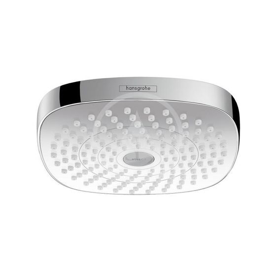 Hansgrohe Croma Select E - Hlavová sprcha 180, 2 prúdy, EcoSmart 9 l/min, biela/chróm