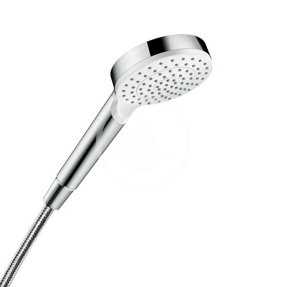 Hansgrohe Crometta - Ručná sprcha, Green 6 l/min, biela/chróm