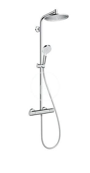 Hansgrohe Crometta - Sprchová súprava S 240 Showerpipe s termostatom,  EcoSmart 9 l/min, chróm