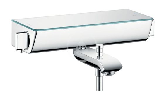 Hansgrohe Ecostat Select - Termostatická vaňová batéria, biela/chróm