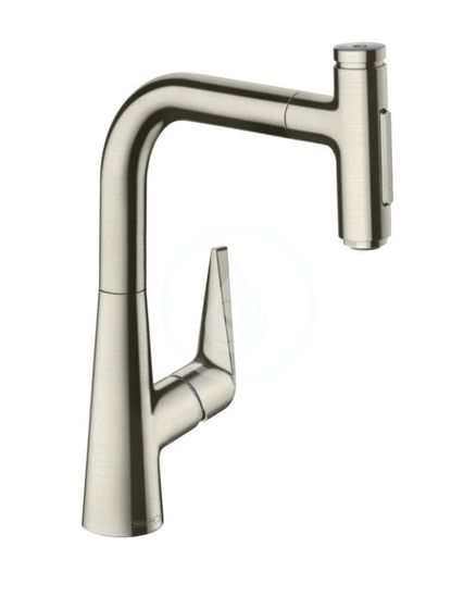 Hansgrohe Talis Select M51 - Drezová batéria s výsuvnou spŕškou, vzhľad nerezový