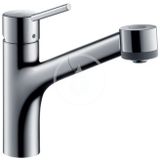 Hansgrohe Talis M52 - Drezová batéria M5216-H170 s výsuvnou spŕškou, sBOX, chróm