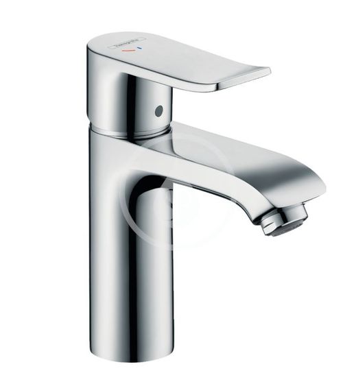 Hansgrohe Metris New - Páková umývadlová batéria 110 CoolStart, s výpusťou, chróm