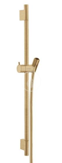 Hansgrohe Unica'S - Sprchová tyč 65 cm so sprchovou hadicou, kefovaný bronz