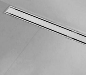 I-Drain Linear54 100cm nerezový sprchový žľab s brúseným nerezovým roštom Level-3 vrátane hydroizolácie