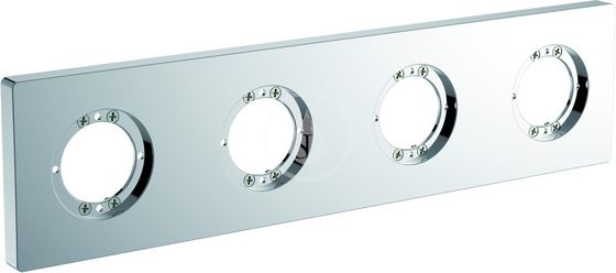 Ideal Standard Archimodule - Krycia 4-otvorová rozeta, 83 x 332 mm, chróm