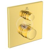 Ideal Standard CeraTherm Navigo - Termostatická sprchová batéria pod omietku, Brushed Gold