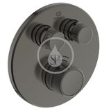 Ideal Standard CeraTherm Navigo - Termostatická sprchová batéria pod omietku pre 2 spotrebiče, Magnetic Grey