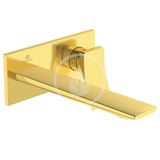 Ideal Standard Conca Tap - Umývadlová batéria pod omietku, výtok 22 cm, Brushed Gold