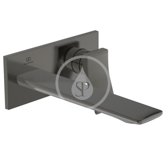 Ideal Standard Conca Tap - Umývadlová batéria pod omietku, výtok 22 cm, Magnetic Grey