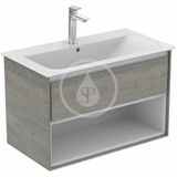 Ideal Standard Connect Air - Skrinka pod umývadlo, 80x44x52 cm, dekor sivý dub/biela mat