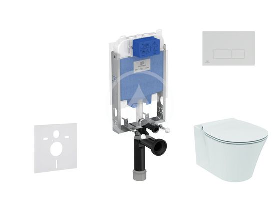 Ideal Standard ProSys - Set predstenovej inštalácie, klozetu a sedadla Connect Air, tlačidla Oleas M2, Aquablade, SoftClose, biela