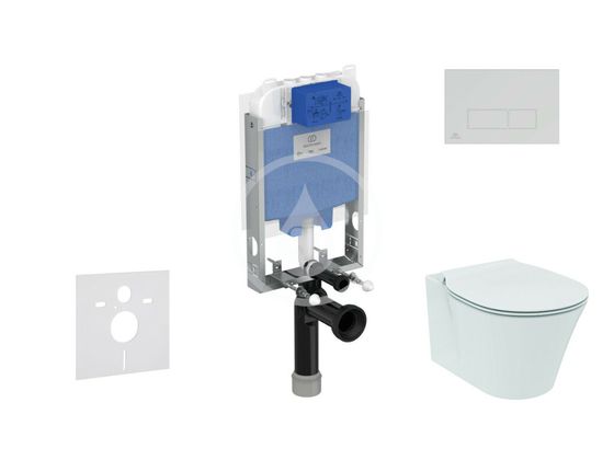 Ideal Standard ProSys - Set predstenovej inštalácie, klozetu a sedadla Connect Air, tlačidla Oleas M2, Aquablade, SoftClose, chróm