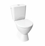 Jika Lyra plus - WC kombi, zadný odpad, spodné napúšťanie, Rimless, biela