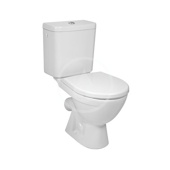 Jika Lyra plus - WC kombi, Dual Flush, bočné napúšťanie, biela