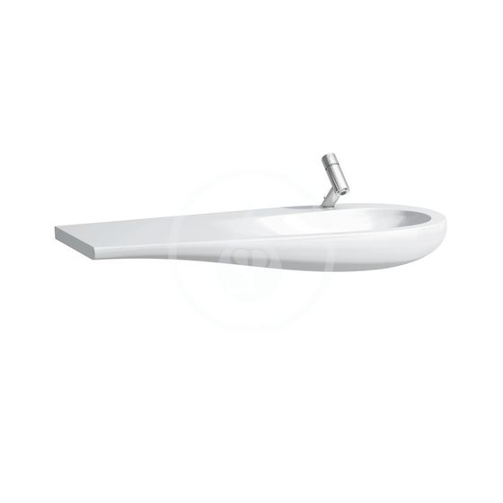 Laufen Il Bagno Alessi One - Nábytkové umývadlo, 120x50 cm, s 1 otvorom na batériu, s LCC, biela