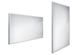 Nimco Zrkadlá - Zrkadlo s LED osvetlením, 1200x700 mm, hranaté, alumínium
