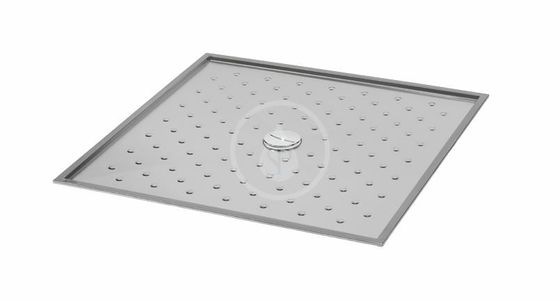 Sanela Sprchy z nehrdzavejúcej ocele - Nerezová sprchová vanička 900x900 mm, antislip