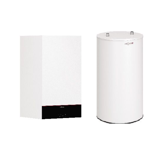 Viessmann Zostava Vitodens 100-W plynový kondenzačný kotol 2,9-11kW so zásobníkom TÚV 100L