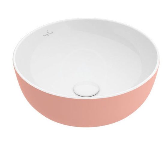 Villeroy & Boch Artis - Umývadlo na dosku, priemer 43 cm, Powder