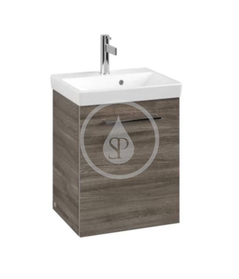 Villeroy & Boch Avento - Umývadlová skrinka, 43x51x35 cm, 1 dvierka, Stone Oak