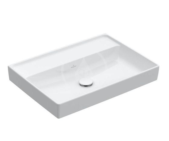 Villeroy & Boch Collaro - Umývadlo 65x47 cm, bez prepadu, bez otvoru na batériu, CeramicPlus, Stone White