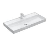 Villeroy & Boch Collaro - Umývadlo nábytkové 100x47 cm, bez prepadu, otvor na batériu, CeramicPlus, Stone White