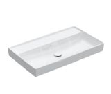 Villeroy & Boch Collaro - Umývadlo nábytkové 80x47 cm, bez prepadu, bez otvoru na batériu, CeramicPlus, Stone White