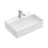 Villeroy & Boch Memento 2.0 - Umývadlo na dosku 500x420 mm, bez prepadu, otvor pre batériu, alpská biela