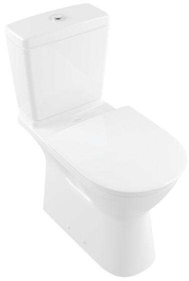 Villeroy & Boch ViCare - WC kombi misa bezbariérová, Vario odpad, DirectFlush, alpská biela