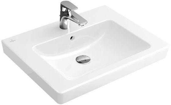 Villeroy & Boch Subway 2.0 - Umývadlo s prepadom, 60x47 cm, alpská biela