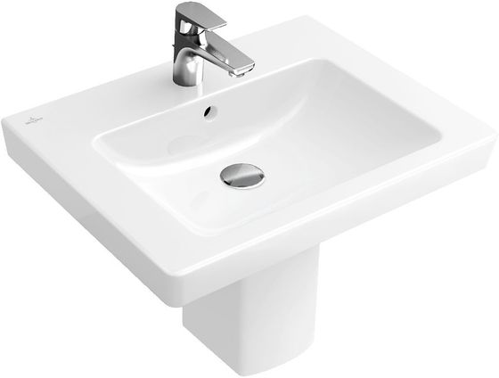 Villeroy & Boch Subway 2.0 - Umývadlo s prepadom, 65x47 cm, alpská biela