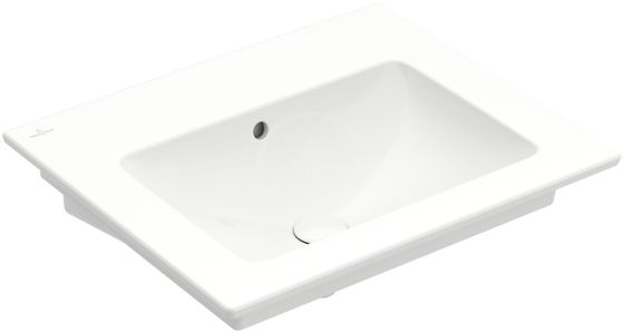 Villeroy & Boch Venticello - Umývadlo 60x50 cm, s prepadom, bez otvoru na batériu, alpská biela